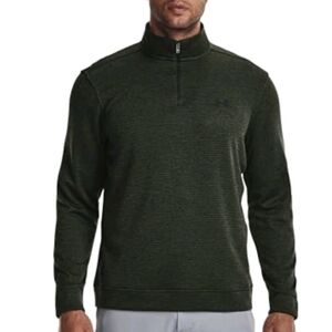 EUC Under Armour Storm Green Quarter-Zip Fleece Sweater